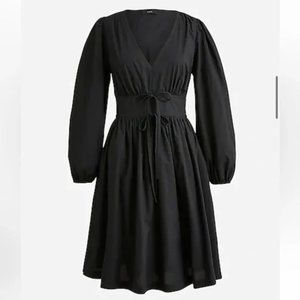J.Crew V-neck cotton poplin mini dress size 10 NWT jcrew